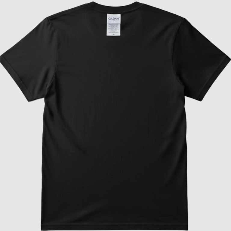 black Gildan t shirts