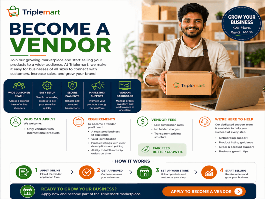 be a vendor